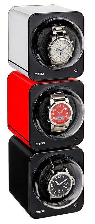 BOXY Fancy Brick Watch Winder - Black - Image 2
