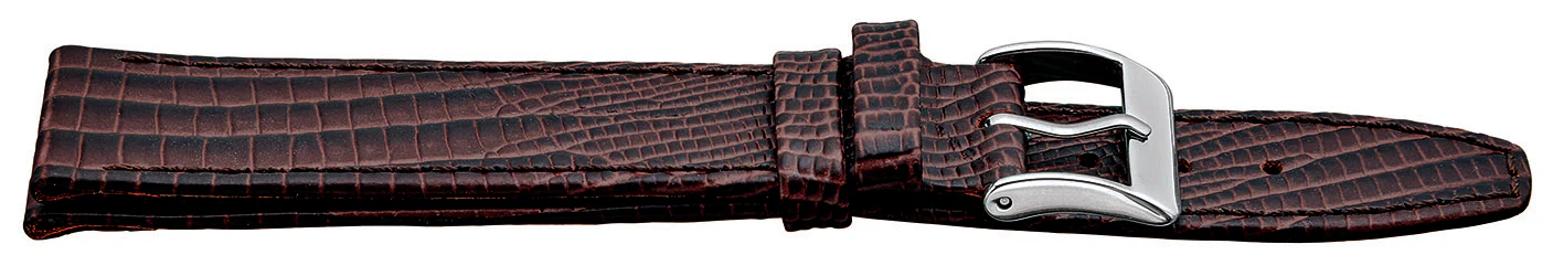 ALPINE Flat Stitched Lizard Grain Leather Band 434 - Image 3
