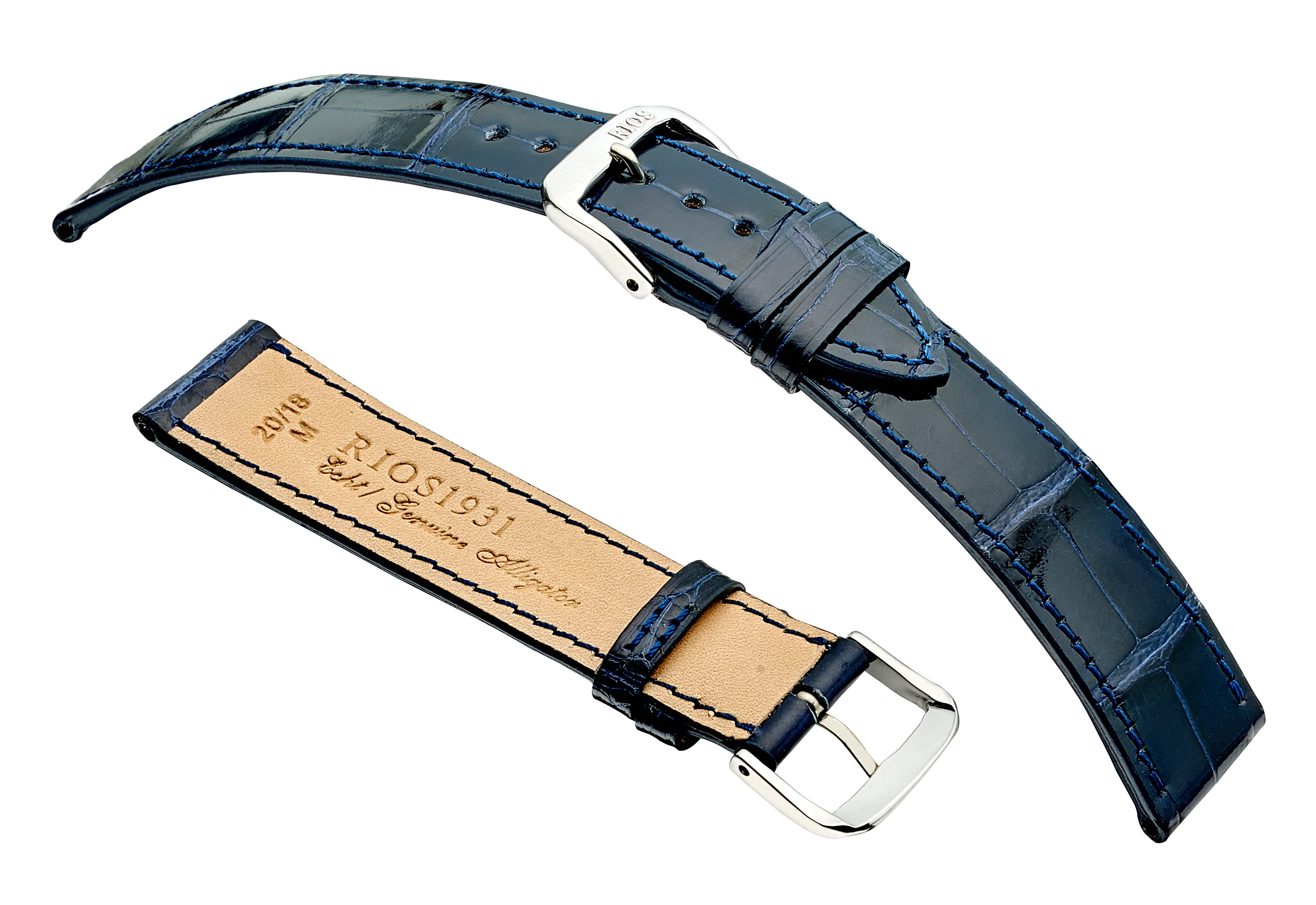 RIOS1931 Senator Genuine Alligator Leather - Matt Finish R272 - Image 4